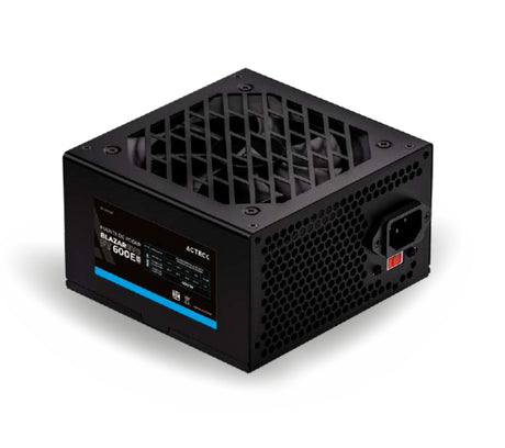 Acteck BLAZAR EVO FT 600E unidad de fuente de alimentación 600 W 20+4 pin ATX ATX Negro