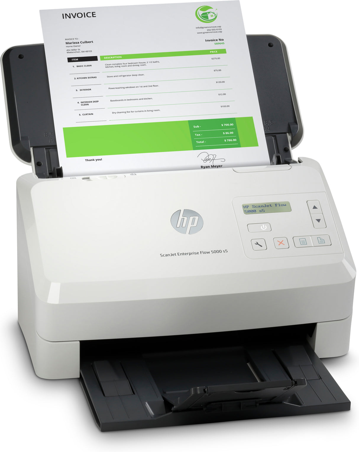 HP ScanJet Enterprise Flow 5000 s5 Escáner 216 x 3100 mm 600 x 600 DPI Si Si