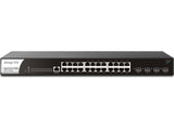 DrayTek VigorSwitch G2280x Gestionado L2+ Gigabit Ethernet (10/100/1000) 1U Negro, Montaje en rack