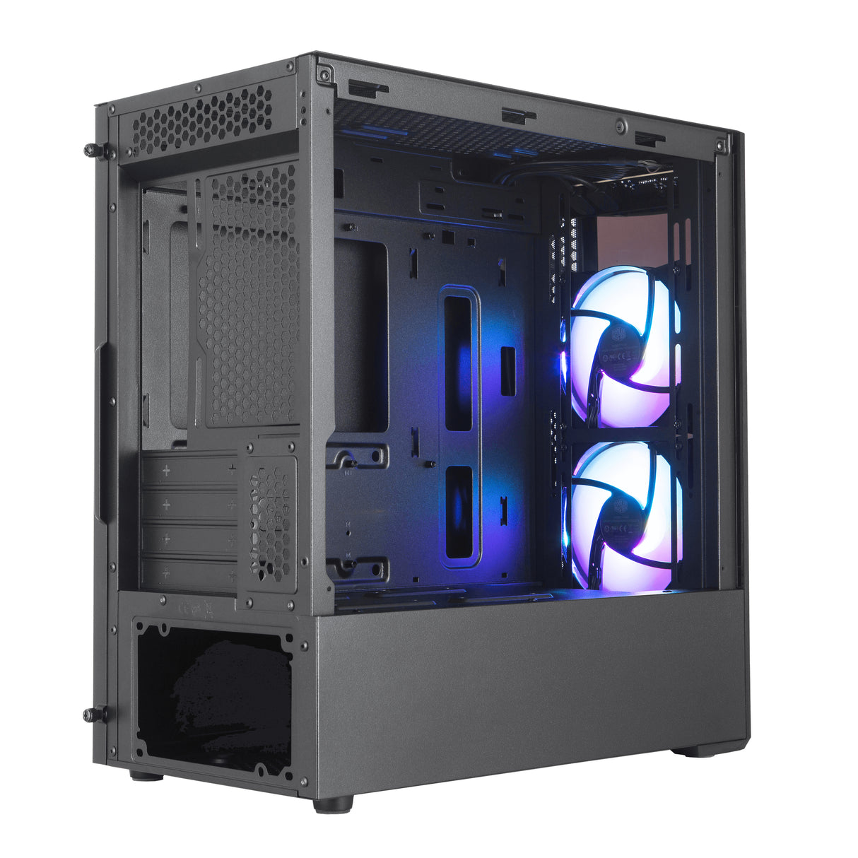 Cooler Master MasterBox MB320L ARGB Mini Tower Negro, Micro ATX, Mini-ITX, Red