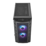 Cooler Master MasterBox MB320L ARGB Mini Tower Negro, Micro ATX, Mini-ITX, Red