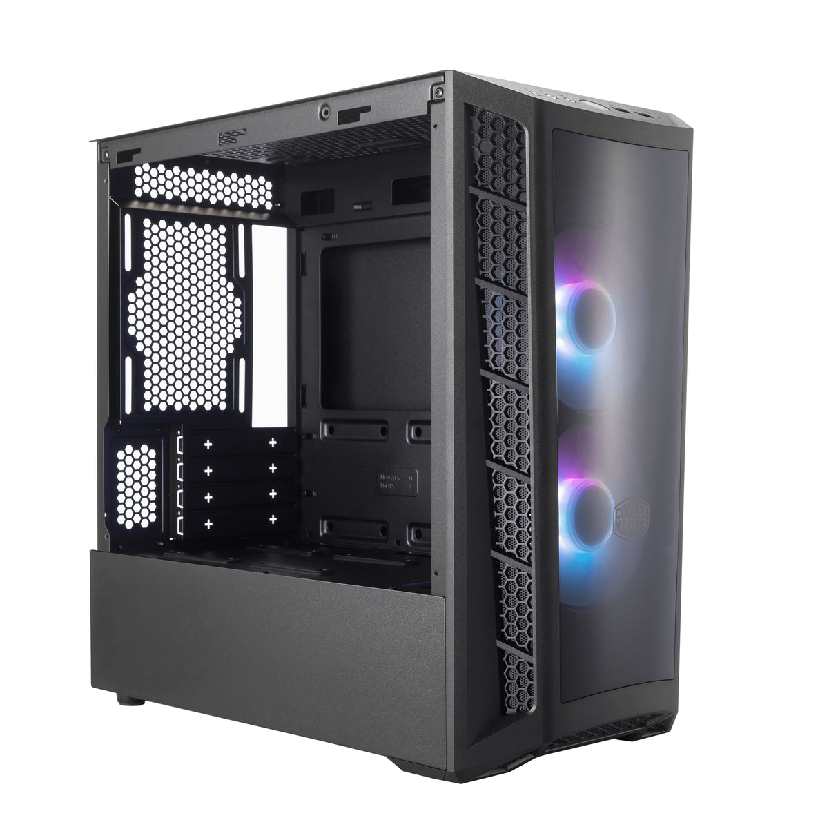 Cooler Master MasterBox MB320L ARGB Mini Tower Negro, Micro ATX, Mini-ITX, Red