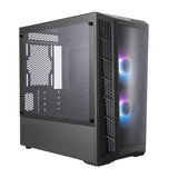 Cooler Master MasterBox MB320L ARGB Mini Tower Negro, Micro ATX, Mini-ITX, Red
