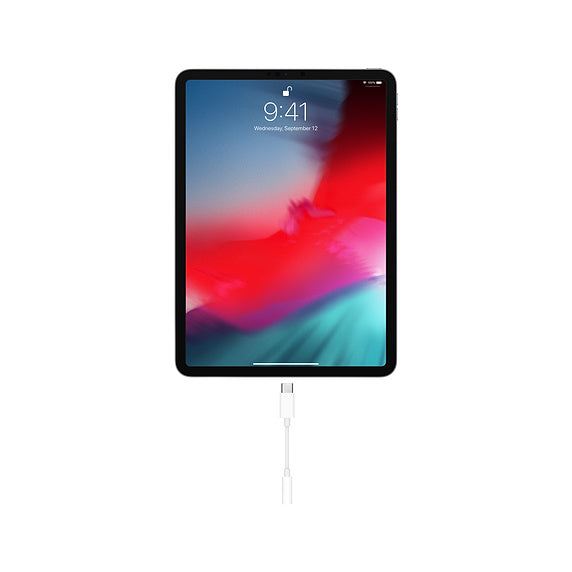 Apple MU7E2AM/A cable de teléfono móvil Blanco 3,5mm USB C