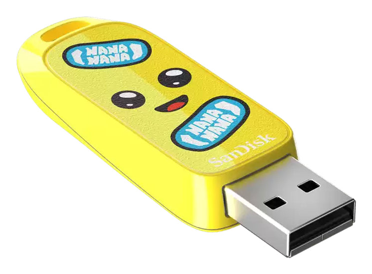 SanDisk SDCZIF-128G-G46 unidad flash USB 128 GB USB tipo A 3.2 Gen 1 (3.1 Gen 1) Amarillo, 130 MB/s, Sin tapa
