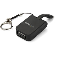 StarTech.com Adaptador Portátil USB-C a VGA con Llavero de Conexión Rápida adaptadores gráficos usb USB Tipo C Macho 1 Si