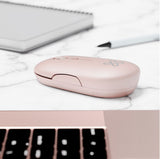 Klip Xtreme KMW-415PK ratón Viajes Ambidiestro RF inalámbrico Óptico 1600 DPI, Rosa