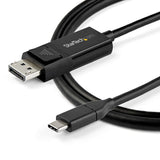 StarTech.com 2m - Cable USB-C a DisplayPort 1.4 - Bidireccional Adaptadores de cable de vídeo 2 m USB Tipo C 0 - 45 °C