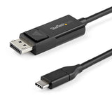 StarTech.com Cable de 2m USB C a DisplayPort 1.2 de 4K a 60Hz - Cable Adaptador de Vídeo Bidireccional DP a USB-C o USB-
