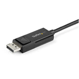 StarTech.com Cable de 2m USB C a DisplayPort 1.2 de 4K a 60Hz - Cable Adaptador de Vídeo Bidireccional DP a USB-C o USB-