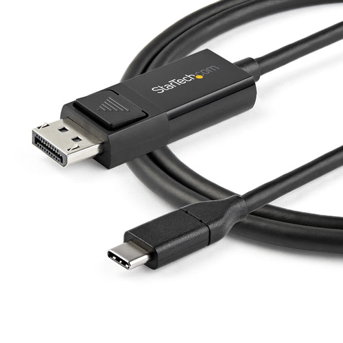 StarTech.com Cable de 2m USB C a DisplayPort 1.2 de 4K a 60Hz - Cable Adaptador de Vídeo Bidireccional DP a USB-C o USB-