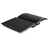 StarTech.com Reposapiés Ergonómico Basculante con Gestión de Cableado y Almacenamiento - Soporte de Piés para Debajo del