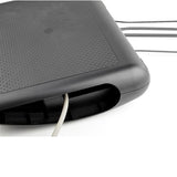 StarTech.com Reposapiés Ergonómico Basculante con Gestión de Cableado y Almacenamiento - Soporte de Piés para Debajo del