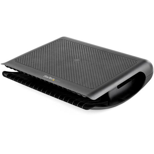 StarTech.com Reposapiés Ergonómico Basculante con Gestión de Cableado y Almacenamiento - Soporte de Piés para Debajo del