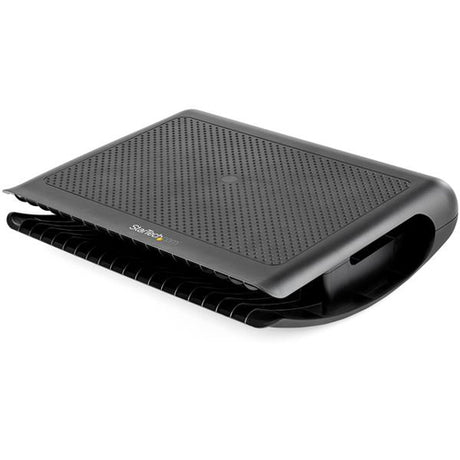 StarTech.com Reposapiés Ergonómico Basculante con Gestión de Cableado y Almacenamiento - Soporte de Piés para Debajo del