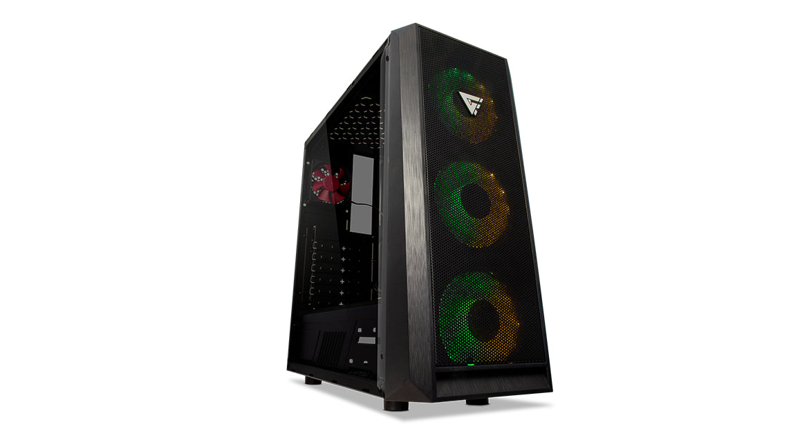 Game Factor CSG502 gabinete de computadora Tower Negro, ATX, Micro ATX, Mini-ITX