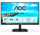 AOC 27B2H Monitor 68,6 cm (27") 1920 x 1080 Pixeles Full HD W-LED Negro