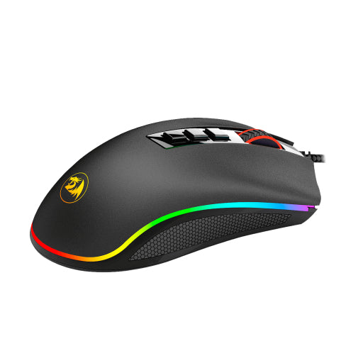 REDRAGON M711-FPS COBRA FPS, Mouse competitivo, switches ópticos, Diestro, USB tipo A, 24000 DPI