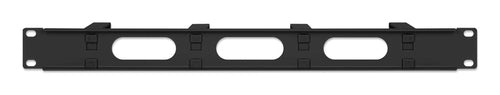 Intellinet Panneau de gestion des câbles 19", 1U, 4 anneaux plastiques courts, noir Accesorios para rack Panel de g