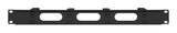 Intellinet Panneau de gestion des câbles 19", 1U, 4 anneaux plastiques courts, noir Accesorios para rack Panel de g