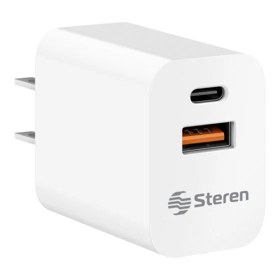Steren ELI-762 cargador de dispositivo móvil Universal Blanco USB Carga rápida Interior