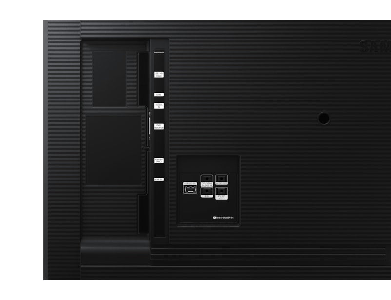Samsung LH43QBREBGCXZA pantalla de señalización Pantalla plana de señalización digital 109.2 cm (43") LED Wifi 350 cd / m² 4K Ultra HD Negro