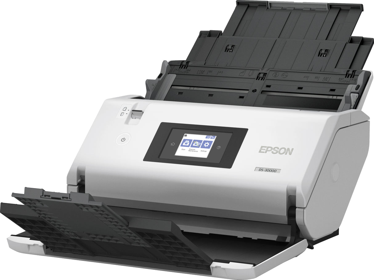 Epson DS-30000 Escáner alimentado con hojas 600 x 600 DPI A3 Blanco, 304.8 x 558.8 mm, 30 Bit, 24 Bit