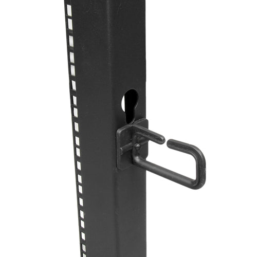 StarTech.com Rack 25U Móvil de Marco Abierto de 4 Columnas para Servidores - Rack de Cuatro Columnas 19 Pulgadas para Eq