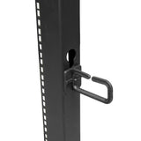 StarTech.com Rack 25U Móvil de Marco Abierto de 4 Columnas para Servidores - Rack de Cuatro Columnas 19 Pulgadas para Eq
