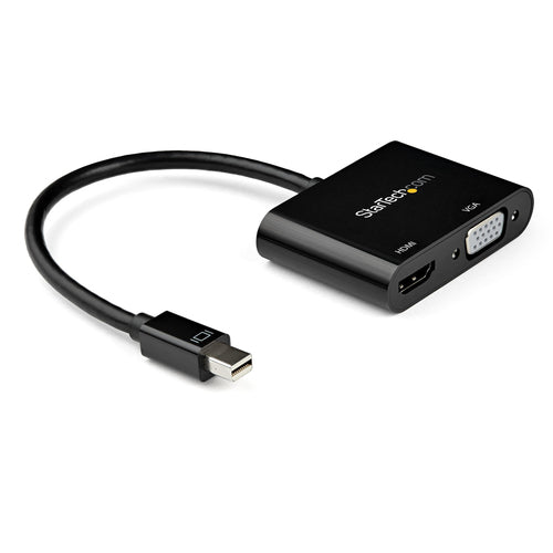StarTech.com Adaptador Mini DisplayPort a HDMI o VGA - 4K 60Hz Adaptadores de cable de vídeo Mini DisplayPort HDMI + VGA