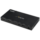 StarTech.com Divisor HDMI de 2 Puertos - de 4K 60Hz con Escalador Incorporado escaladores de vídeo Negro Metal Si 60 Hz