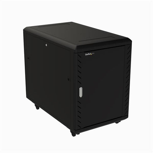 StarTech.com Armario Rack para Servidores 15U 19" 4 Columnas - Rack de Servidores con Cerradura y Seguro - Rack con