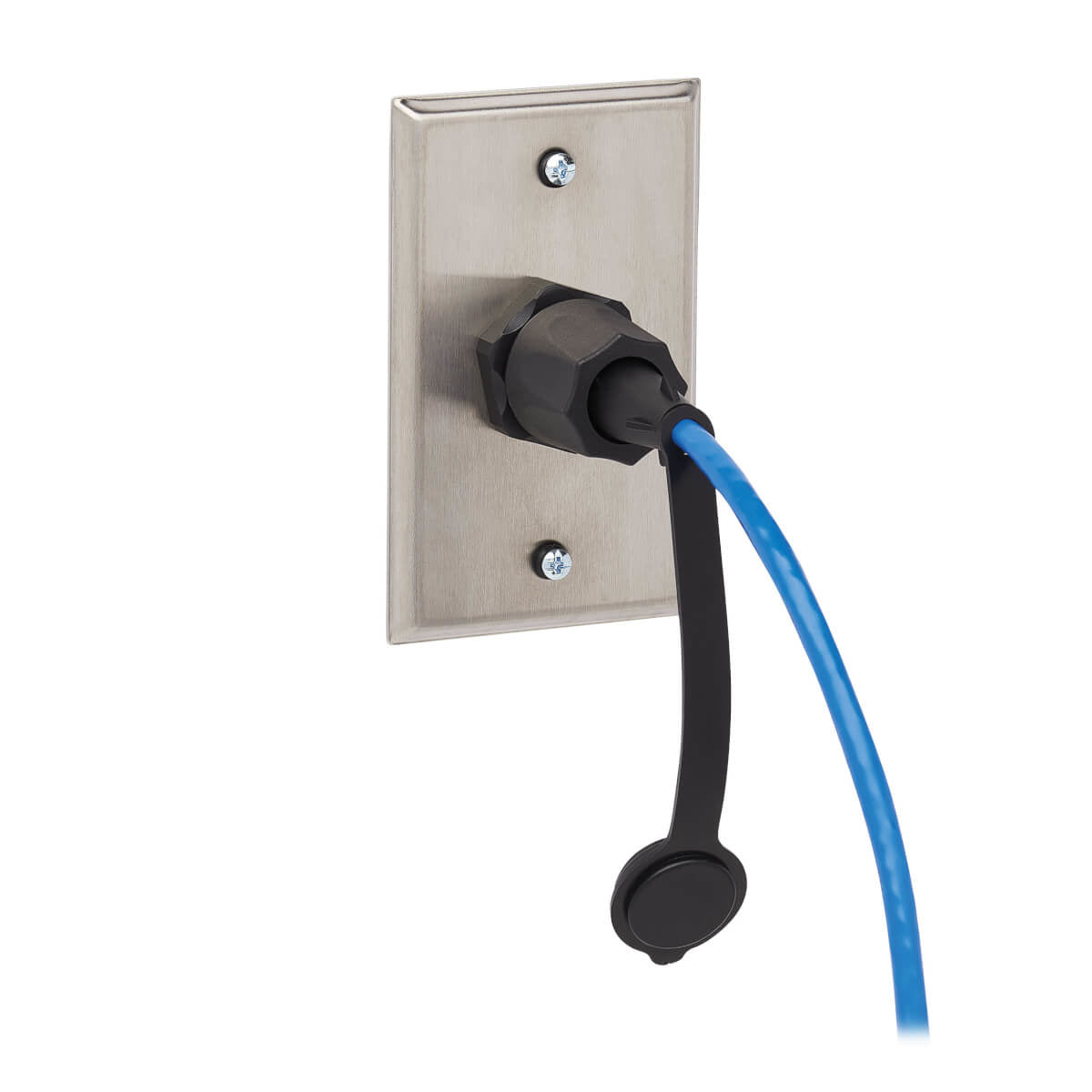 Tripp Lite N200P-010BL-IND Cable Ethernet UTP Cat6 Industrial, RJ45 M/M, 100W PoE, CMR-LP, IP68, Azul, 3.05 m [10 pies]