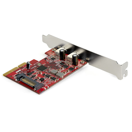 StarTech.com Tarjeta Adaptadora PCI Express de 2 Puertos USB-C 3.2 Gen 2 10Gbps tarjetas y adaptadores de interfaz PCIe USB 3.2 Gen 1 (3.1 Gen 1) Full-height / Low-profile PCIe 3.0