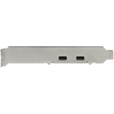 StarTech.com Tarjeta Adaptadora PCI Express de 2 Puertos USB-C 3.2 Gen 2 10Gbps tarjetas y adaptadores de interfaz PCIe USB 3.2 Gen 1 (3.1 Gen 1) Full-height / Low-profile PCIe 3.0