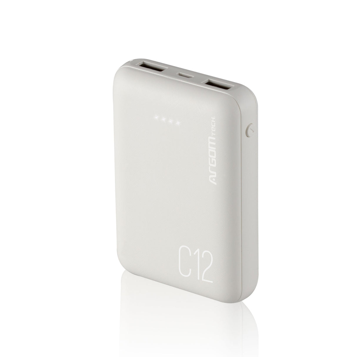 ArgomTech ARG-PB-1138WT batería externa Ión de litio 12000 mAh Blanco