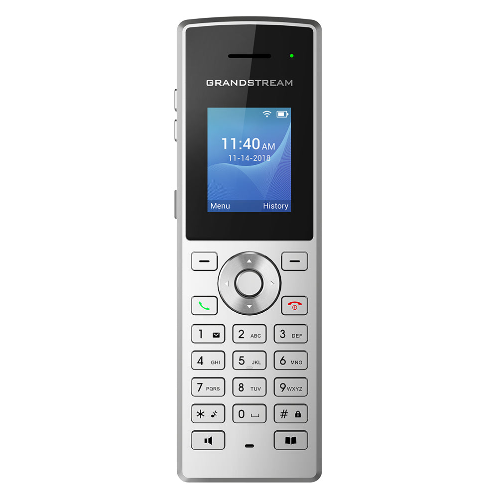 Grandstream Networks WP810 teléfono IP Negro, Metálico 2 líneas TFT Wifi, Terminal inalámbrico, 2.4/5 GHz