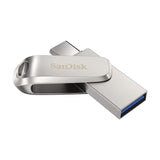 SanDisk Ultra Dual Drive Luxe unidad flash USB 256 GB USB Type-A / USB Type-C 3.2 Gen 1 (3.1 Gen 1) Acero inoxidable