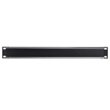 StarTech.com Panel Canaleta 1U de Gestión de Cables para Rack de Conductos Horizontales con Tapa - Conducto de Cables pa