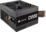Fuente de Poder Corsair CV550 550W ATX 12V 80 Plus Bronze 24 pin Fan 120mm Negro