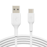 Belkin CAB001BT2MWH cable USB 2 m USB A USB C Blanco