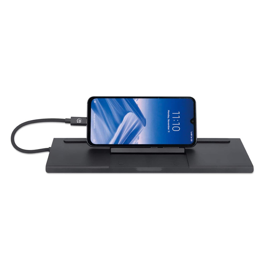 Manhattan Docking station de USB-C a 11 puertos, para tres monitores, con MST Laptop Alámbrico USB 3.2 Gen 1 (3.1 Gen 1)