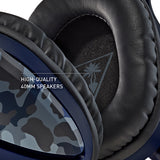Audífonos Turtle Beach EarForce Recon 70 Diadema Alámbrico 3.5mm Cable 1.2m PlayStation Azul Camuflaje