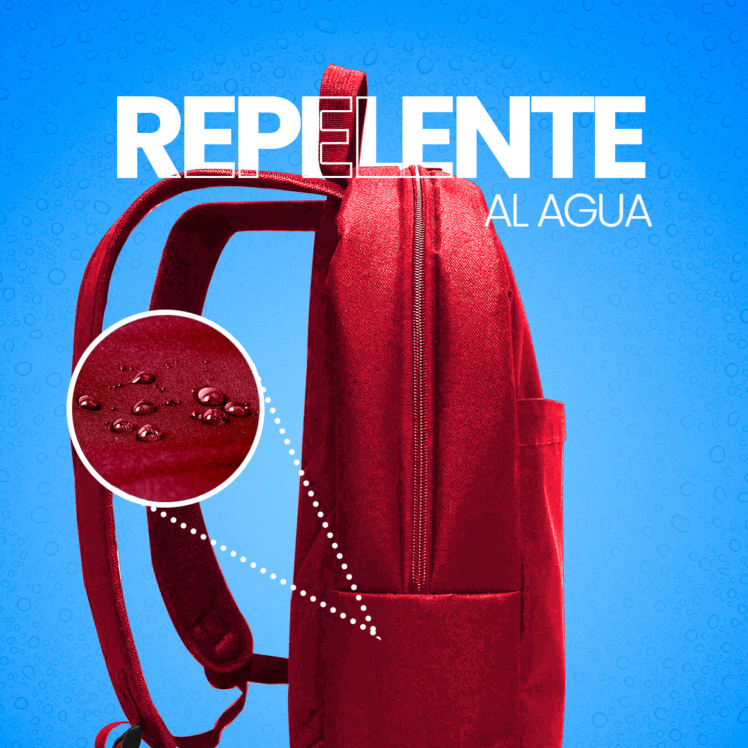 Vorago BP-100 mochila Rojo Poliéster, Ciudad, Unisex, Compartimento del portátil
