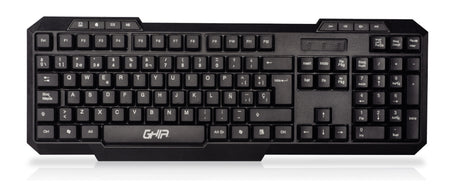 Ghia GTA50 teclado Oficina USB QWERTY Español Negro