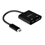 StarTech.com Cable de 1m USB-C a DisplayPort 1.4 HBR3 con Entrega de Alimentación PD de 60W - Convertidor Adaptador de V