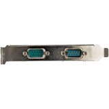 StarTech.com Tarjeta PCI Express Adaptadora de 2 Puertos Serie RS232 - Tarjeta Controladora Serial PCIe RS232 - PCIe a DB9 UART16950 - Tarjeta de Expansión - Windows y Linux tarjetas y adaptadores de interfaz PCIe De serie PCIe 1.1 2