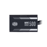 Cooler Master Hyper White 500 unidad de fuente de alimentación 500 W 24-pines ATX ATX Negro, 100 - 240 V, Activo, 110 W