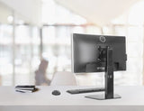 Manhattan Soporte de sobremesa para TV/monitores (Articulado de gas), inclinación/giro/rotación/altura, pantallas de 10"