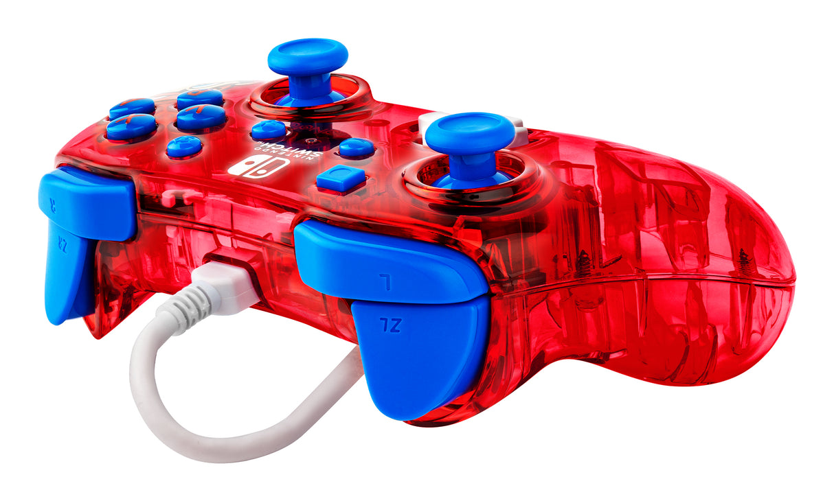 PDP Rock Candy: Mario Punch Mandos y volantes Gamepad Nintendo Switch, Nintendo Switch Lite, Nintendo Switch OLED Alámbr